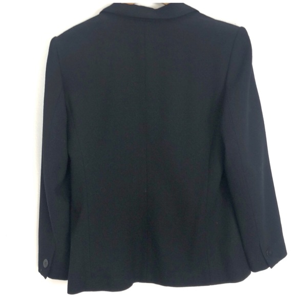 Liz Claiborne black button up blouse size 10 - Picture 2 of 3